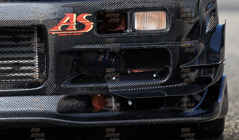 Auto Select Devil Spoiler Front Lip Carbon FRP - BNR34 - RHDJapan